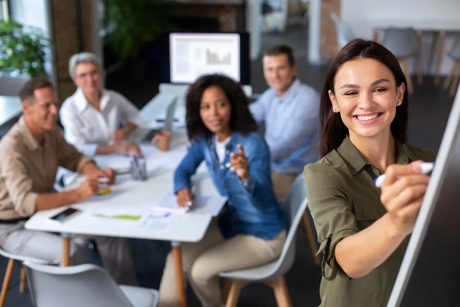 Une apprenante chez Ecoris Executive